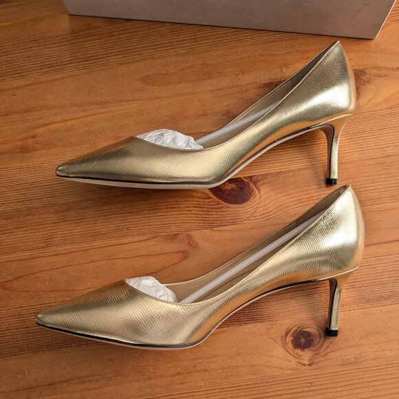 Jimmy Choo Romy 60 Light Gold - Picture 3 of 7